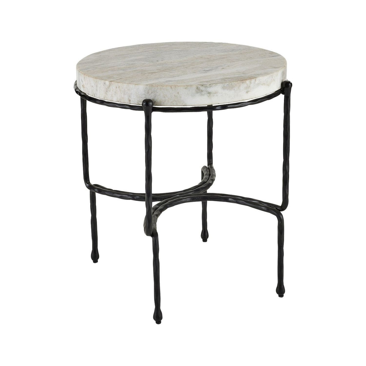 Arteriors - FEI24 - End Table - Cedrick - Toronto/Blackened Iron