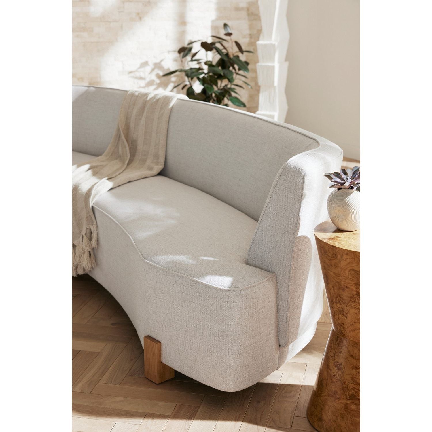 Arteriors - FFU06 - Sofa - Claude - Heron/White Oyster