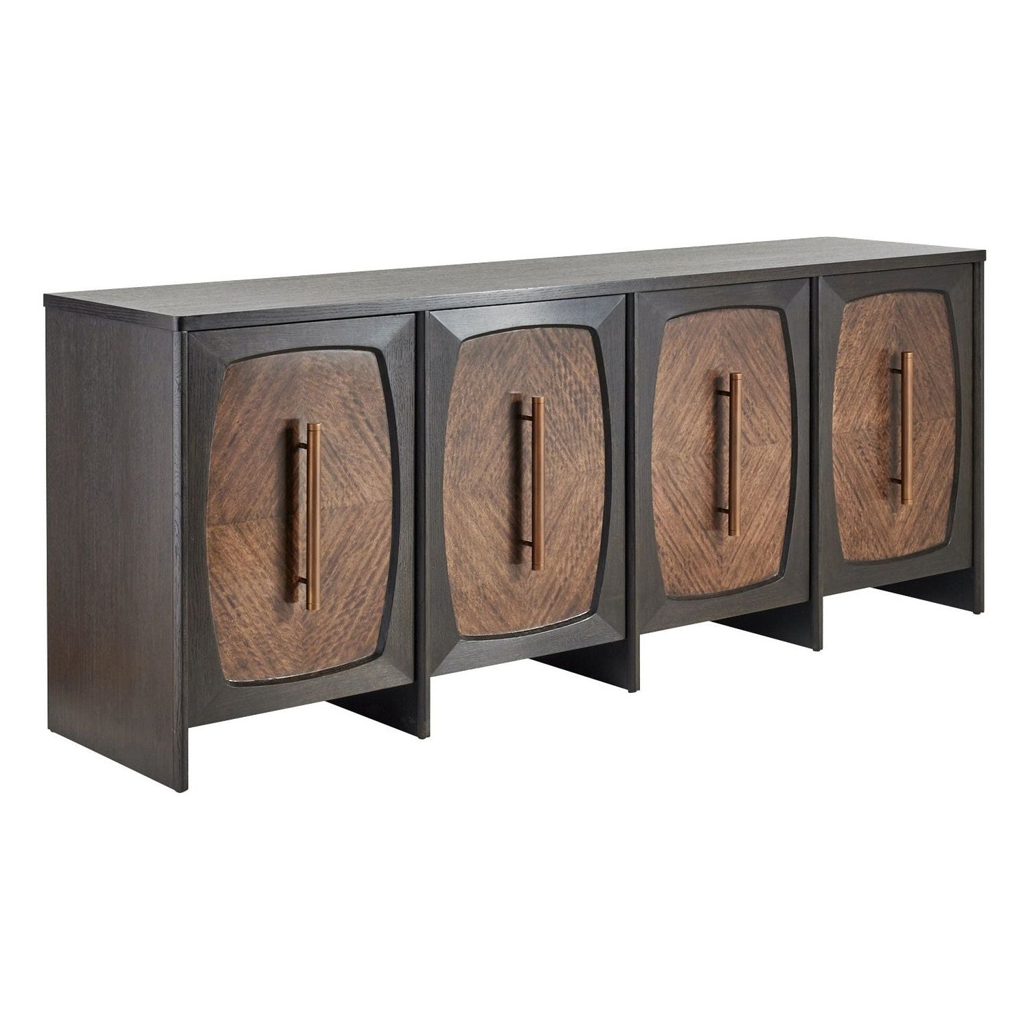 Arteriors - FZS09 - Credenza - Elmore - Brindle/Sable/Antique Brass/Ebony