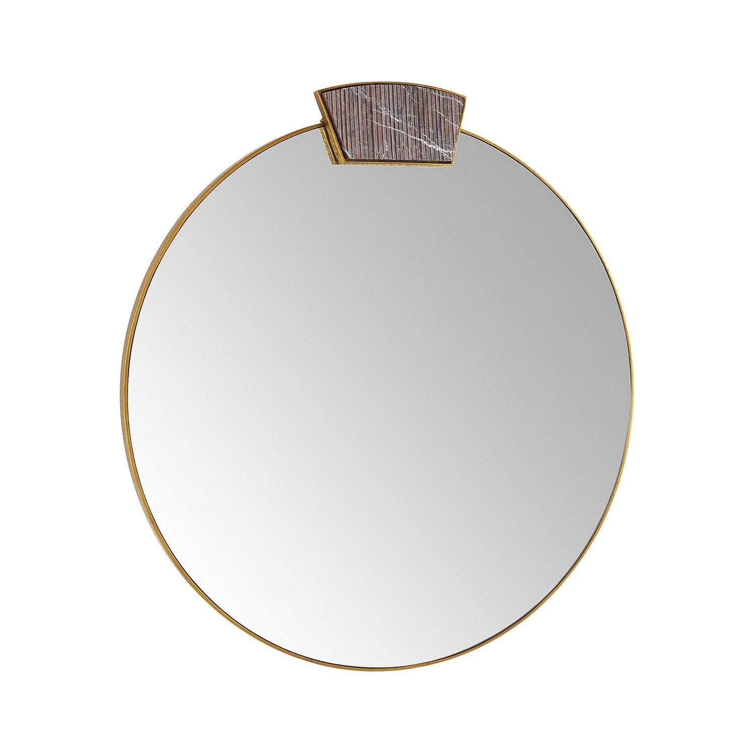 Arteriors - WMI45 - Mirror - Cersei - Antique Brass/Carmine/Plain