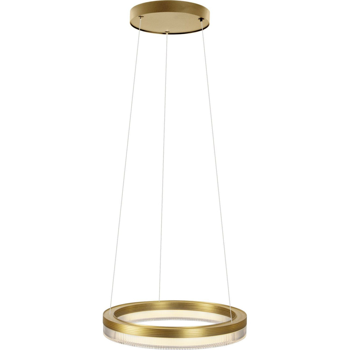 PageOne - PP121794-BC - LED Pendant - Evaline - Brushed Champagne