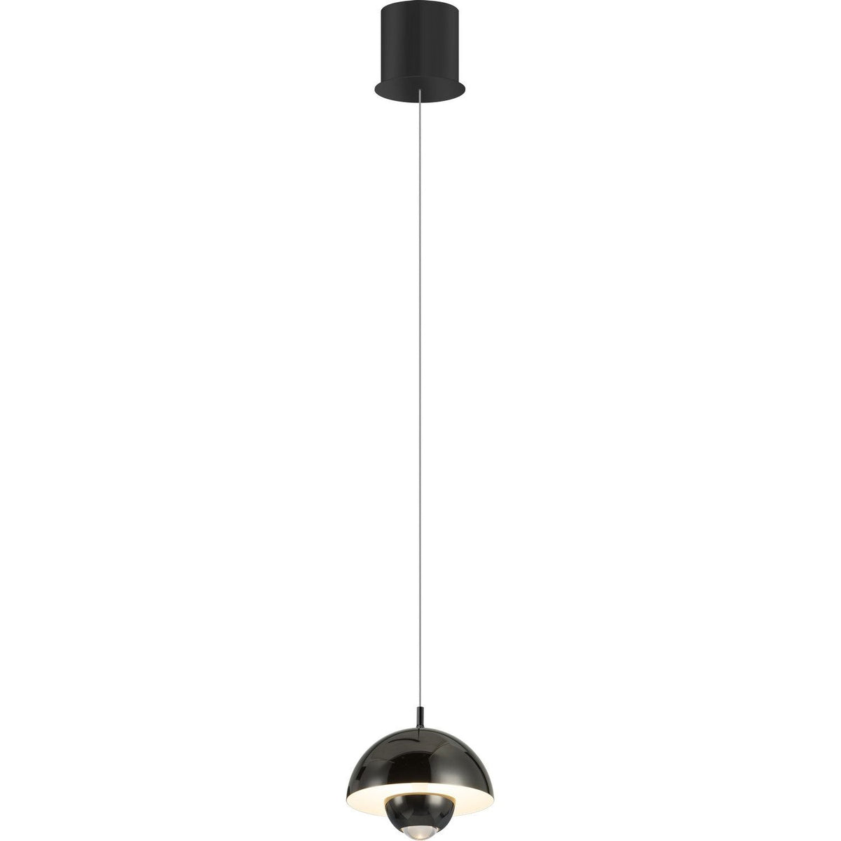 PageOne - PP121931-BKC - LED Pendant - Andoria - Black Chrome