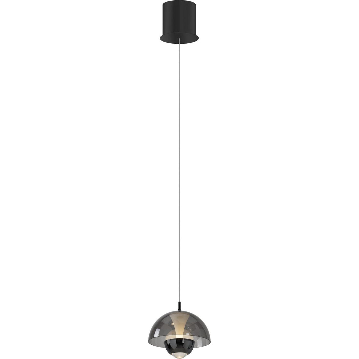 PageOne - PP121931-BKC/SM - LED Pendant - Andoria - Black Chrome