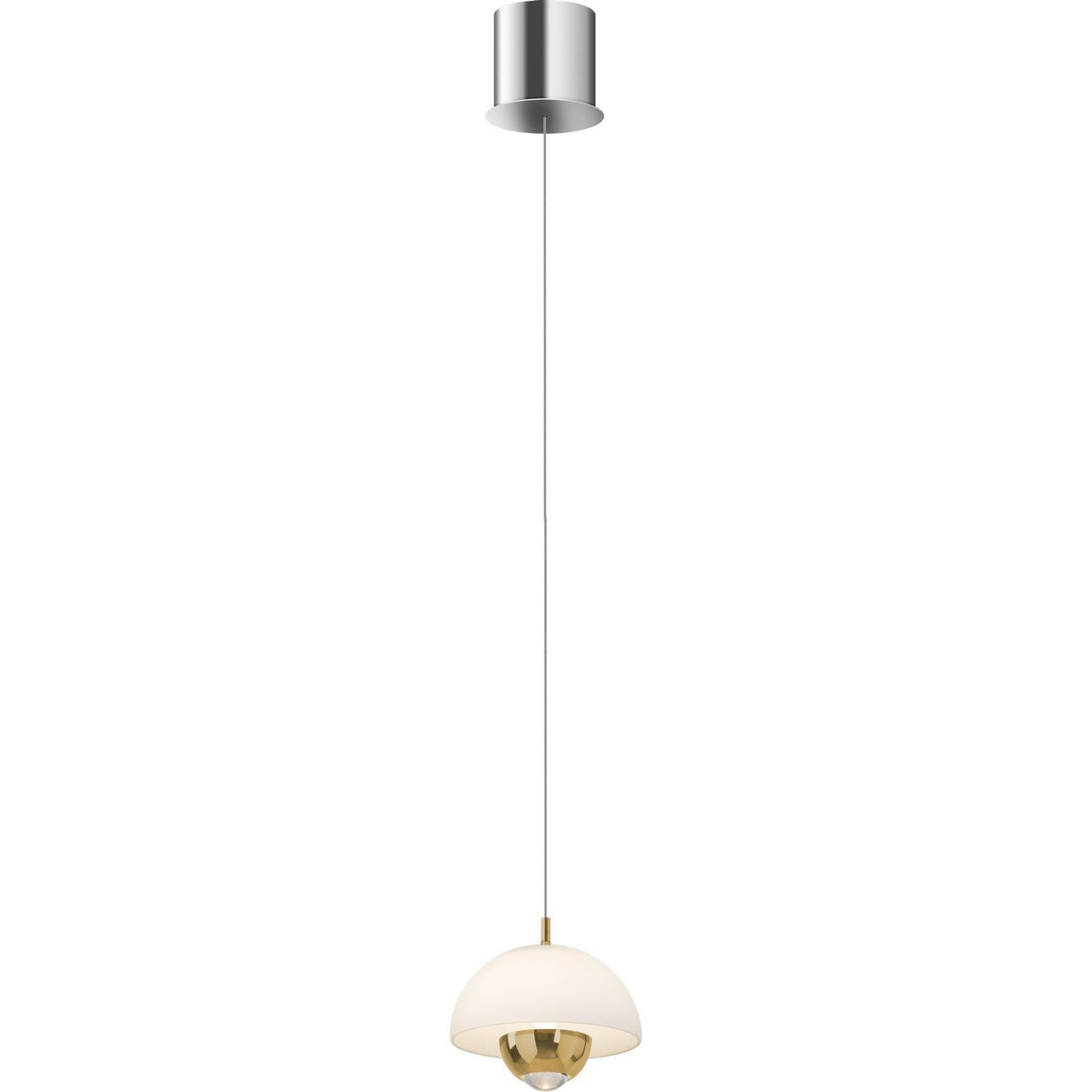 PageOne - PP121931-PB/FW - LED Pendant - Andoria - Polished Brass