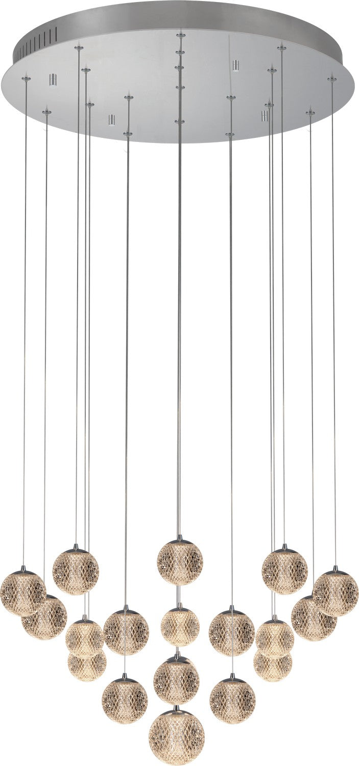 PageOne - PP121969-CM - LED Chandelier - Meissa - Chrome