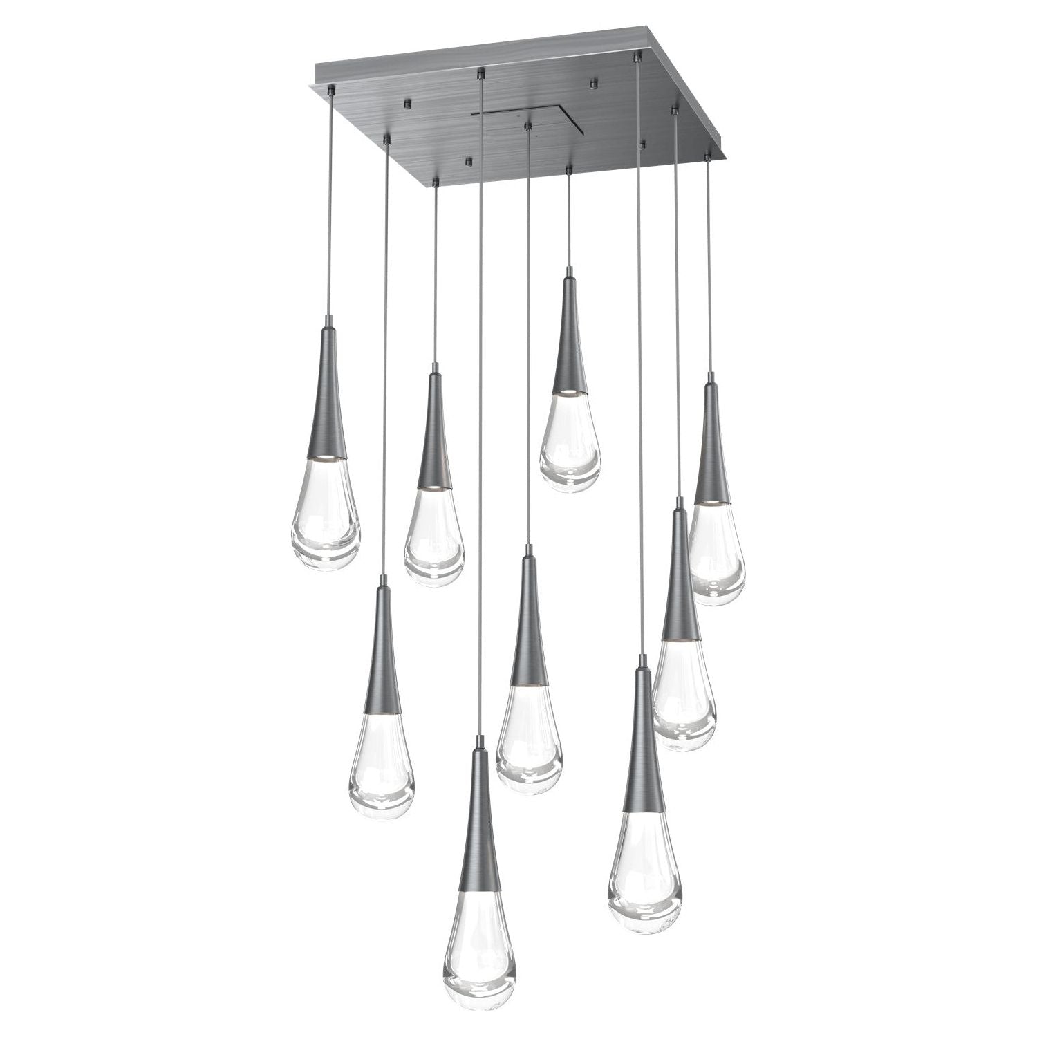 Hammerton Studio - CHB0078-09-GM-C-C01-L1 - LED Pendant - Raindrop - Gunmetal