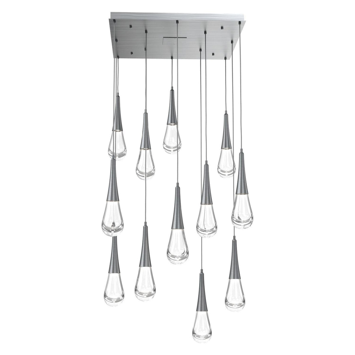 Hammerton Studio - CHB0078-12-GM-C-C01-L1 - LED Pendant - Raindrop - Gunmetal