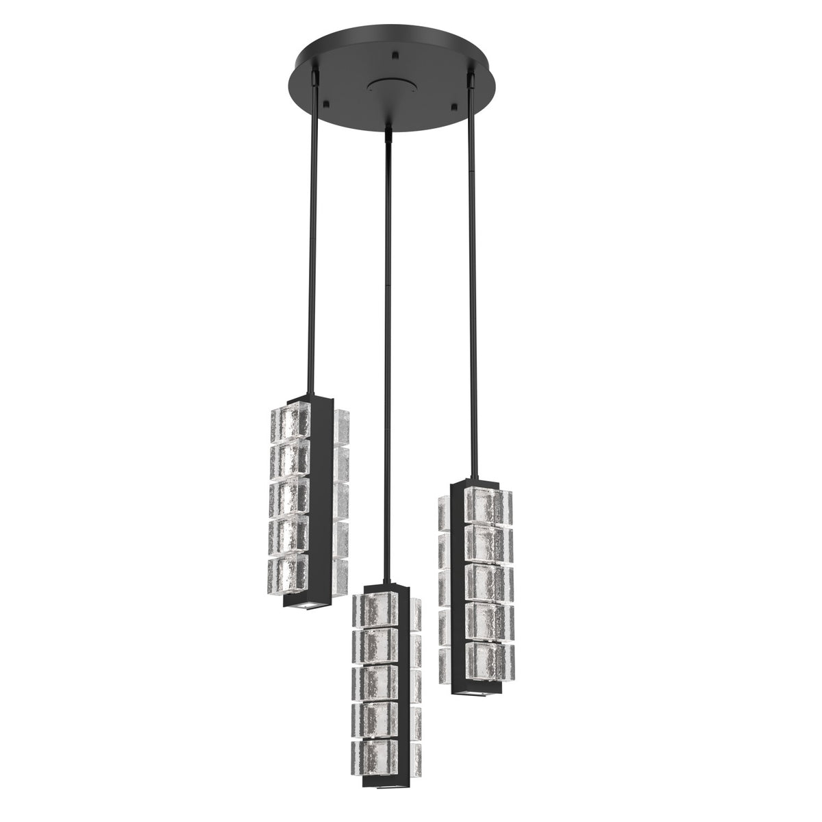 Hammerton Studio - CHB0087-03-MB-TP-001-L2 - LED Pendant - Tessera - Matte Black