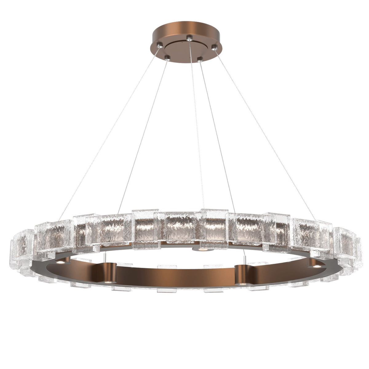 Hammerton Studio - CHB0087-38-BB-TE-CA1-L3 - LED Chandelier - Tessera - Burnished Bronze