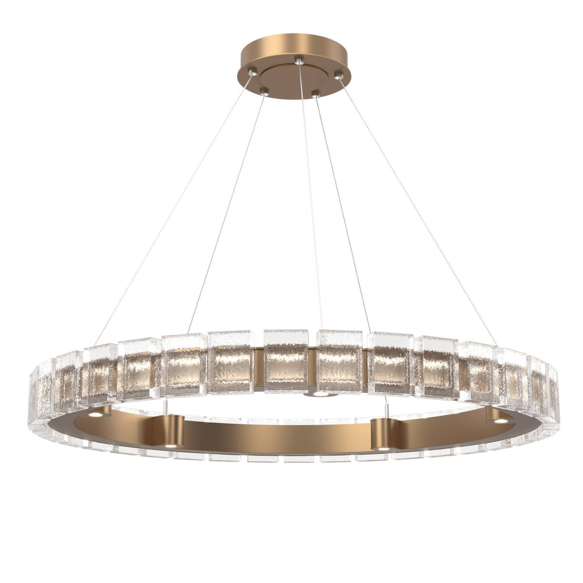 Hammerton Studio - CHB0087-38-NB-TP-CA1-L3 - LED Chandelier - Tessera - Novel Brass