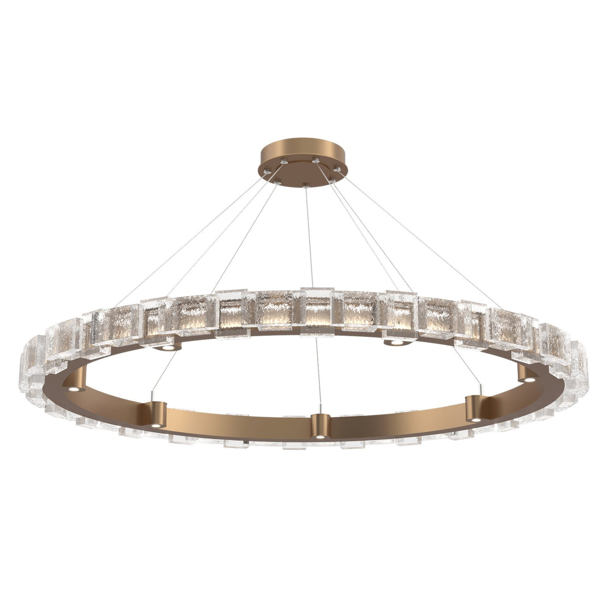 Hammerton Studio - CHB0087-50-NB-TE-CA1-L3 - LED Chandelier - Tessera - Novel Brass