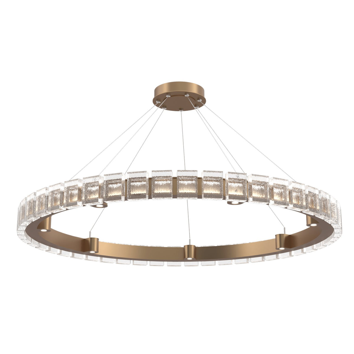 Hammerton Studio - CHB0087-50-NB-TP-CA1-L3 - LED Chandelier - Tessera - Novel Brass