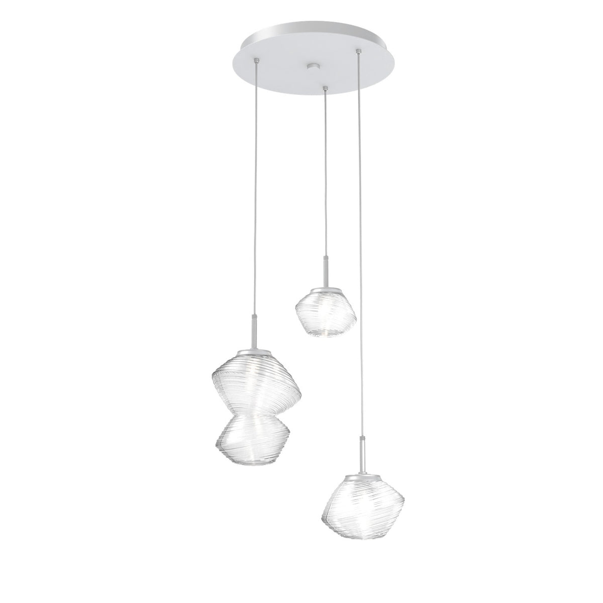 Hammerton Studio - CHB0089-03-CS-C-C01-L1 - LED Pendant - Mesa - Classic Silver