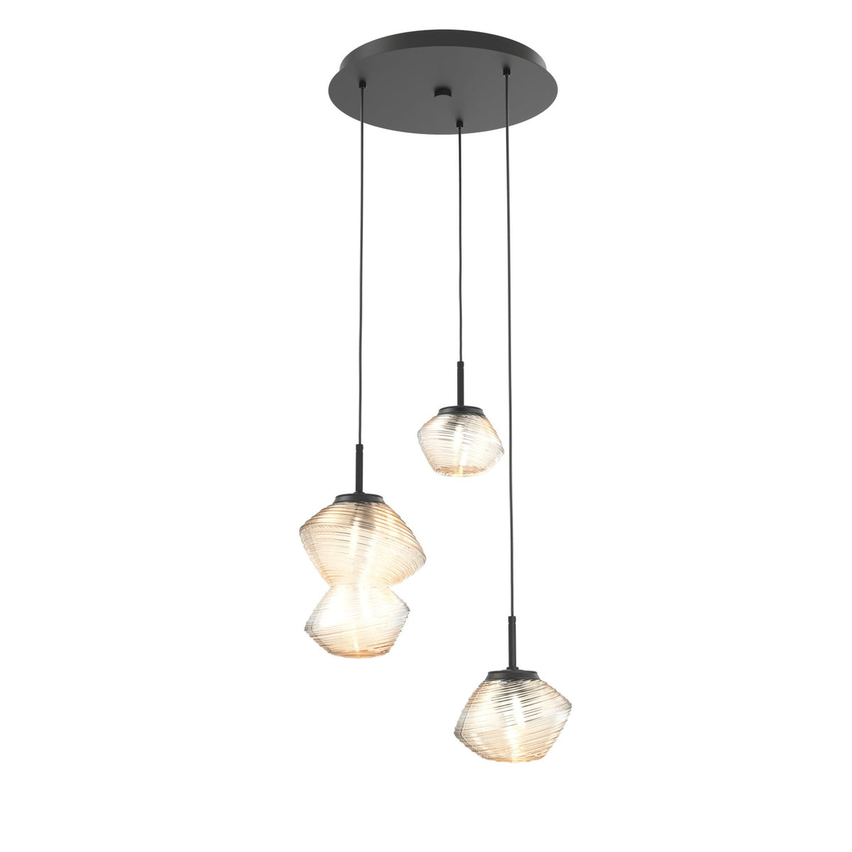 Hammerton Studio - CHB0089-03-MB-A-C01-L3 - LED Pendant - Mesa - Matte Black