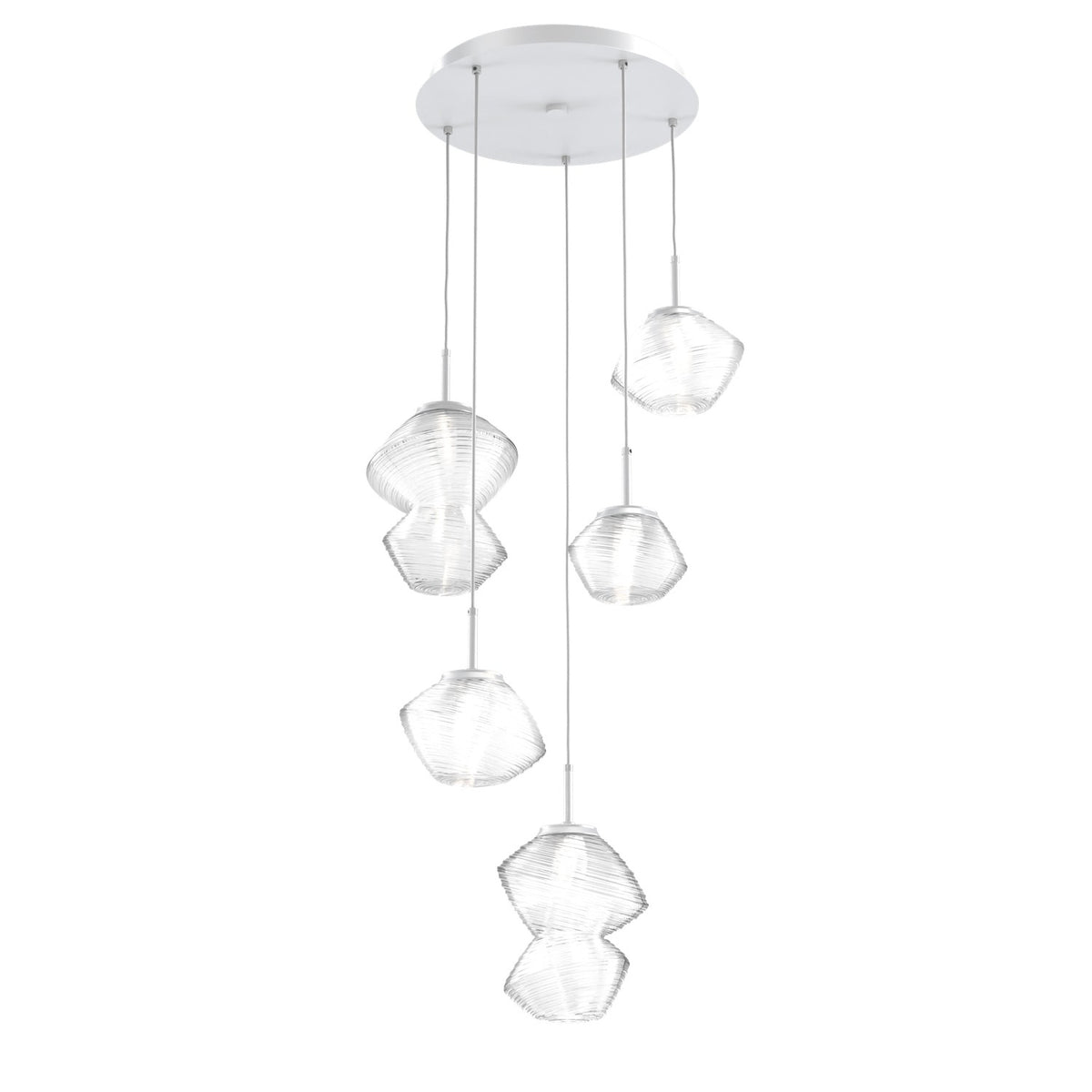 Hammerton Studio - CHB0089-05-CS-C-C01-L3 - LED Pendant - Mesa - Classic Silver