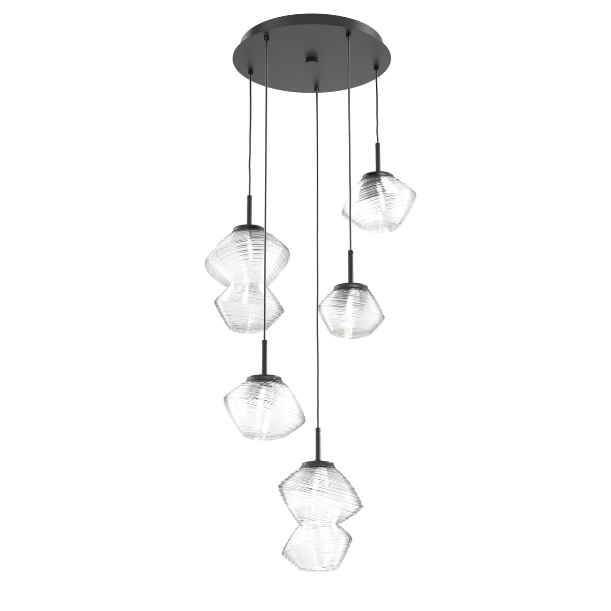 Hammerton Studio - CHB0089-05-MB-C-C01-L1 - LED Pendant - Mesa - Matte Black