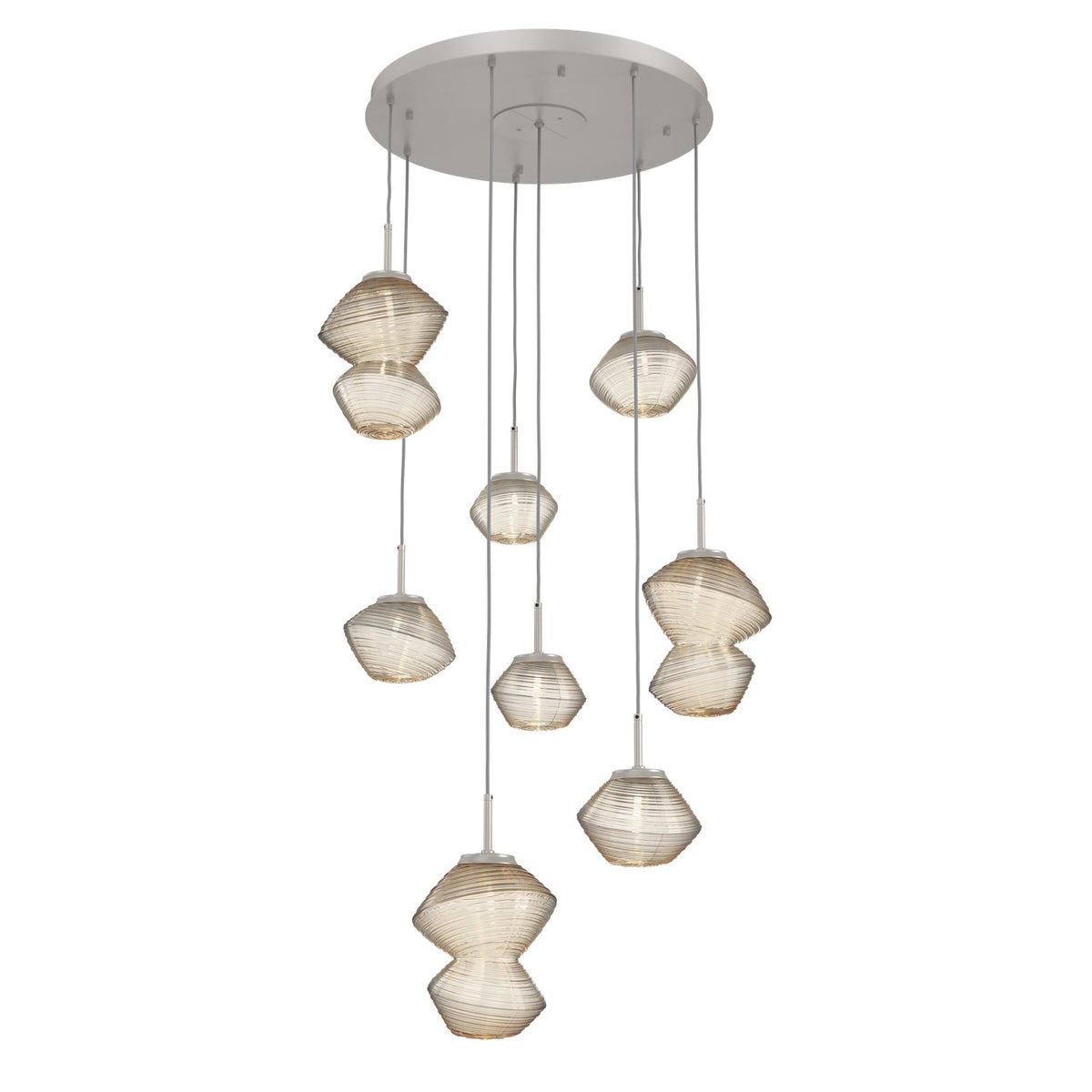 Hammerton Studio - CHB0089-08-BS-A-C01-L1 - LED Chandelier - Mesa - Beige Silver