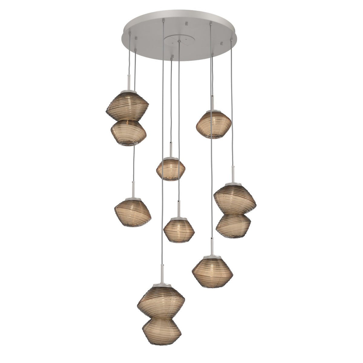 Hammerton Studio - CHB0089-08-BS-B-C01-L3 - LED Chandelier - Mesa - Beige Silver