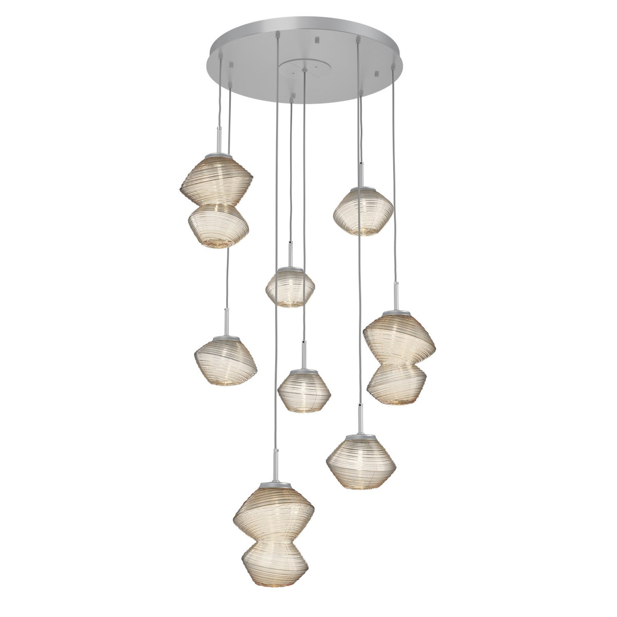 Hammerton Studio - CHB0089-08-CS-A-C01-L1 - LED Chandelier - Mesa - Classic Silver