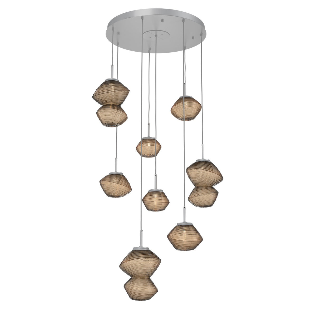 Hammerton Studio - CHB0089-08-CS-B-C01-L3 - LED Chandelier - Mesa - Classic Silver