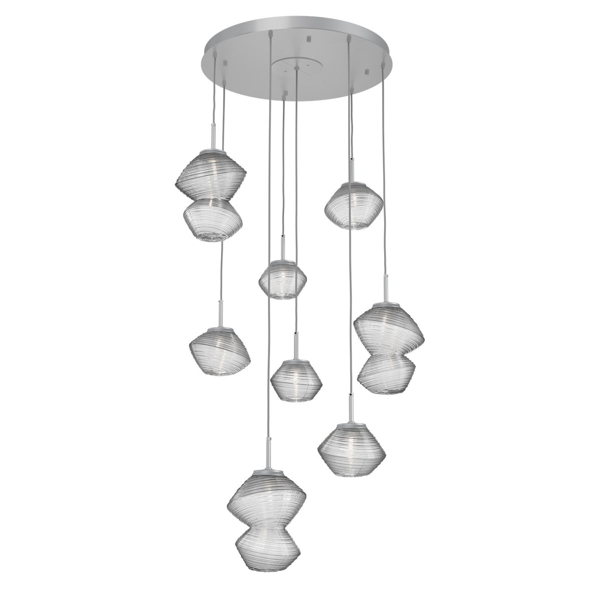 Hammerton Studio - CHB0089-08-CS-C-C01-L1 - LED Chandelier - Mesa - Classic Silver