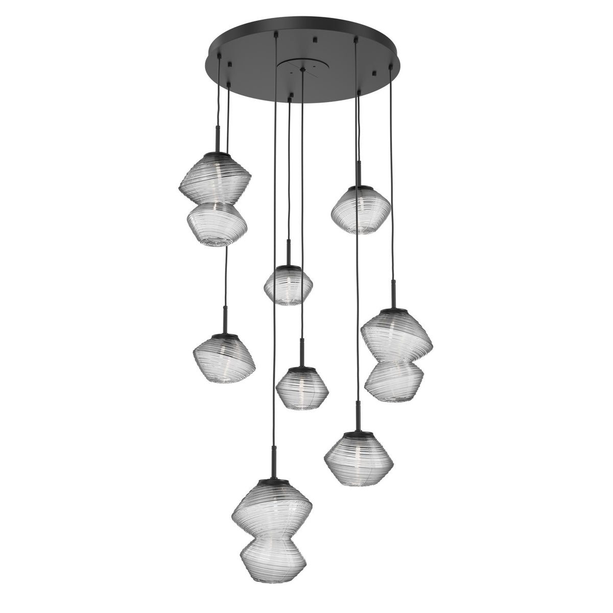 Hammerton Studio - CHB0089-08-MB-C-C01-L1 - LED Chandelier - Mesa - Matte Black