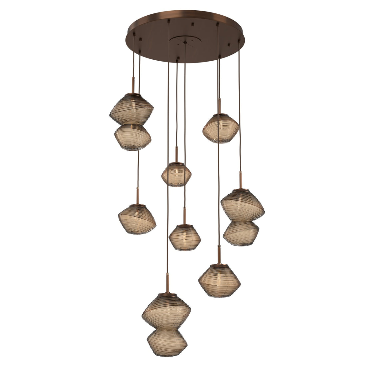 Hammerton Studio - CHB0089-08-RB-B-C01-L1 - LED Chandelier - Mesa - Oil Rubbed Bronze