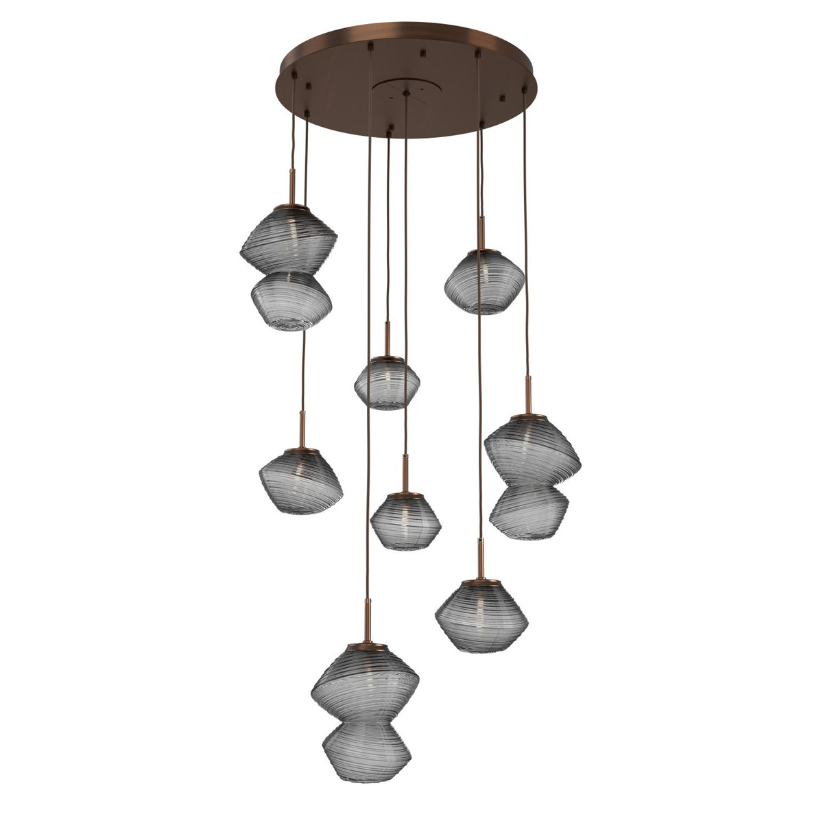 Hammerton Studio - CHB0089-08-RB-S-C01-L1 - LED Chandelier - Mesa - Oil Rubbed Bronze