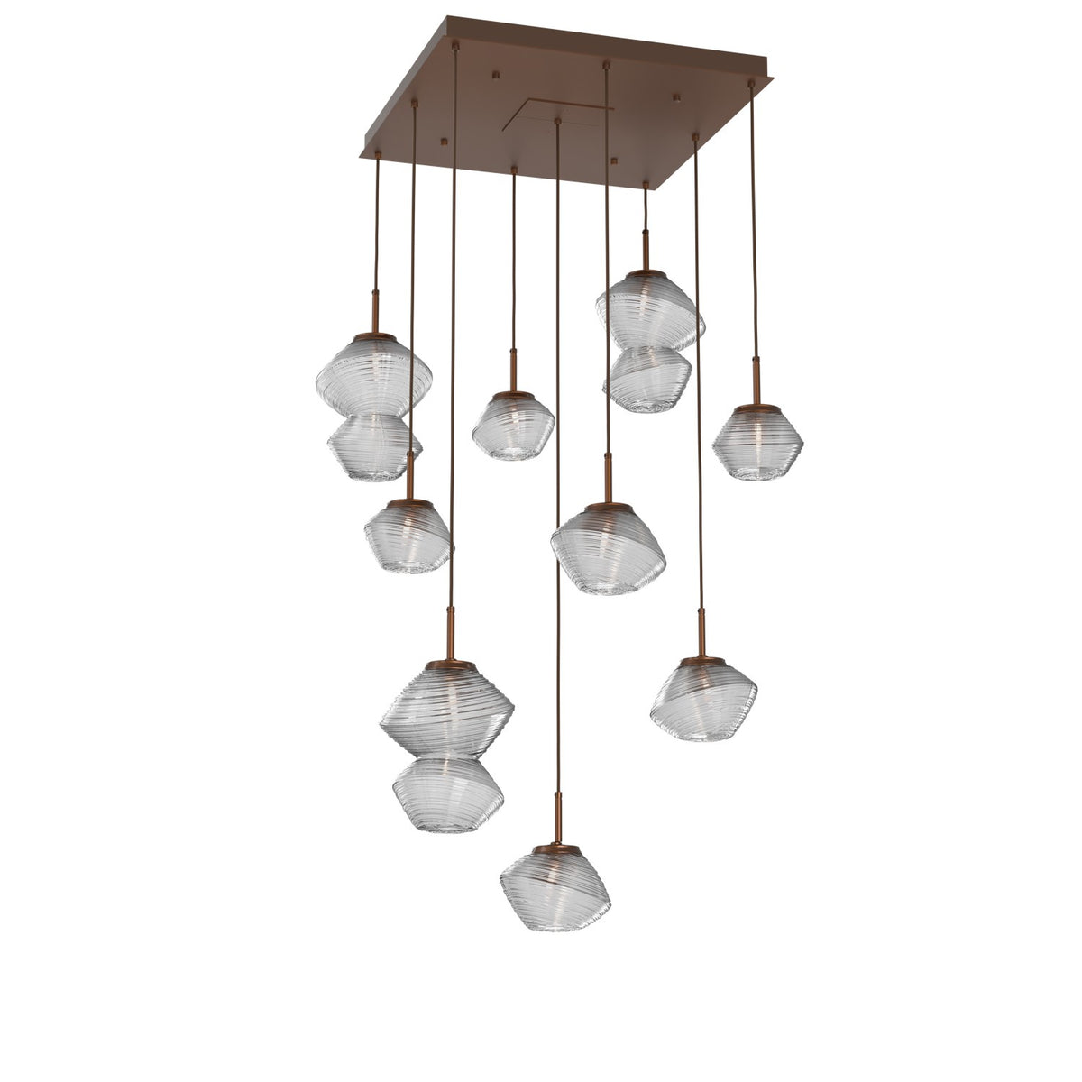 Hammerton Studio - CHB0089-09-BB-C-C01-L1 - LED Chandelier - Mesa - Burnished Bronze