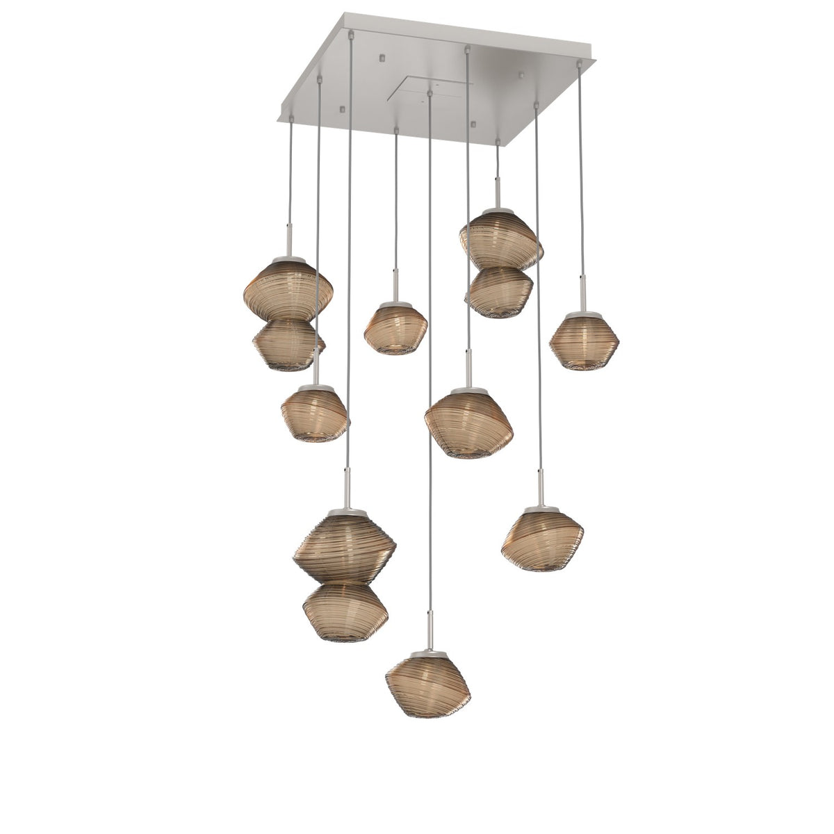 Hammerton Studio - CHB0089-09-BS-B-C01-L1 - LED Chandelier - Mesa - Beige Silver