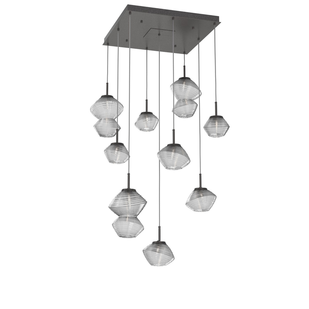 Hammerton Studio - CHB0089-09-GP-C-C01-L3 - LED Chandelier - Mesa - Graphite