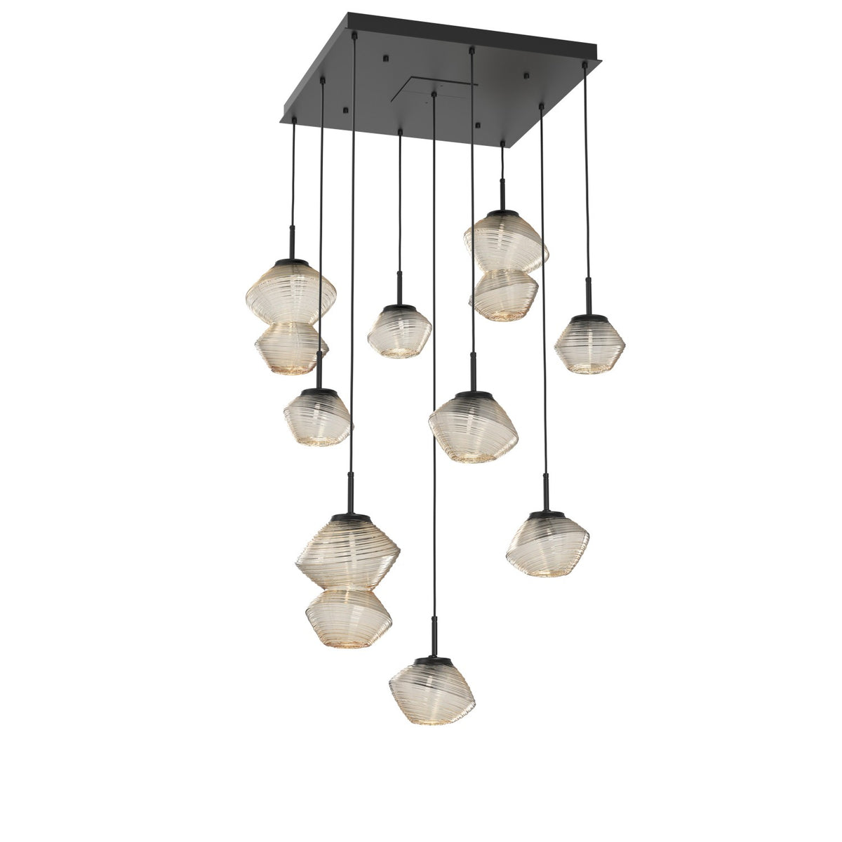 Hammerton Studio - CHB0089-09-MB-A-C01-L3 - LED Chandelier - Mesa - Matte Black