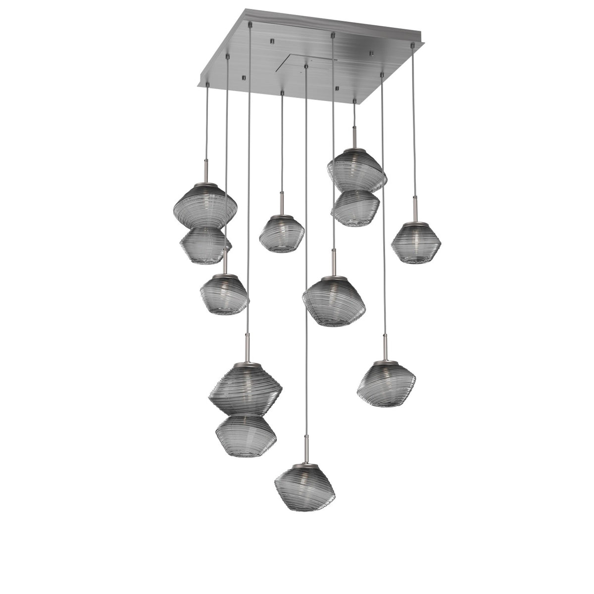 Hammerton Studio - CHB0089-09-SN-S-C01-L3 - LED Chandelier - Mesa - Satin Nickel