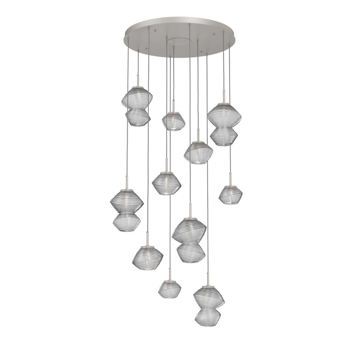 Hammerton Studio - CHB0089-11-BS-C-C01-L1 - LED Chandelier - Mesa - Beige Silver