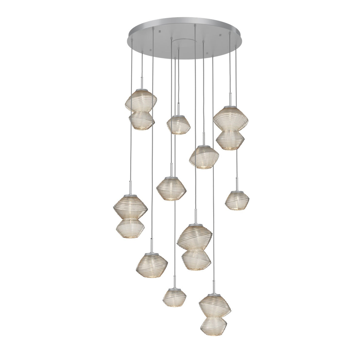 Hammerton Studio - CHB0089-11-CS-A-C01-L1 - LED Chandelier - Mesa - Classic Silver