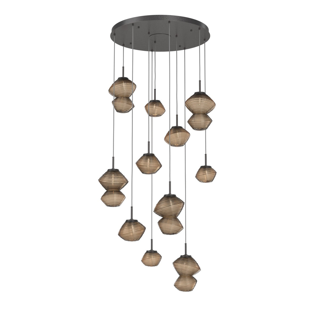 Hammerton Studio - CHB0089-11-GP-B-C01-L1 - LED Chandelier - Mesa - Graphite