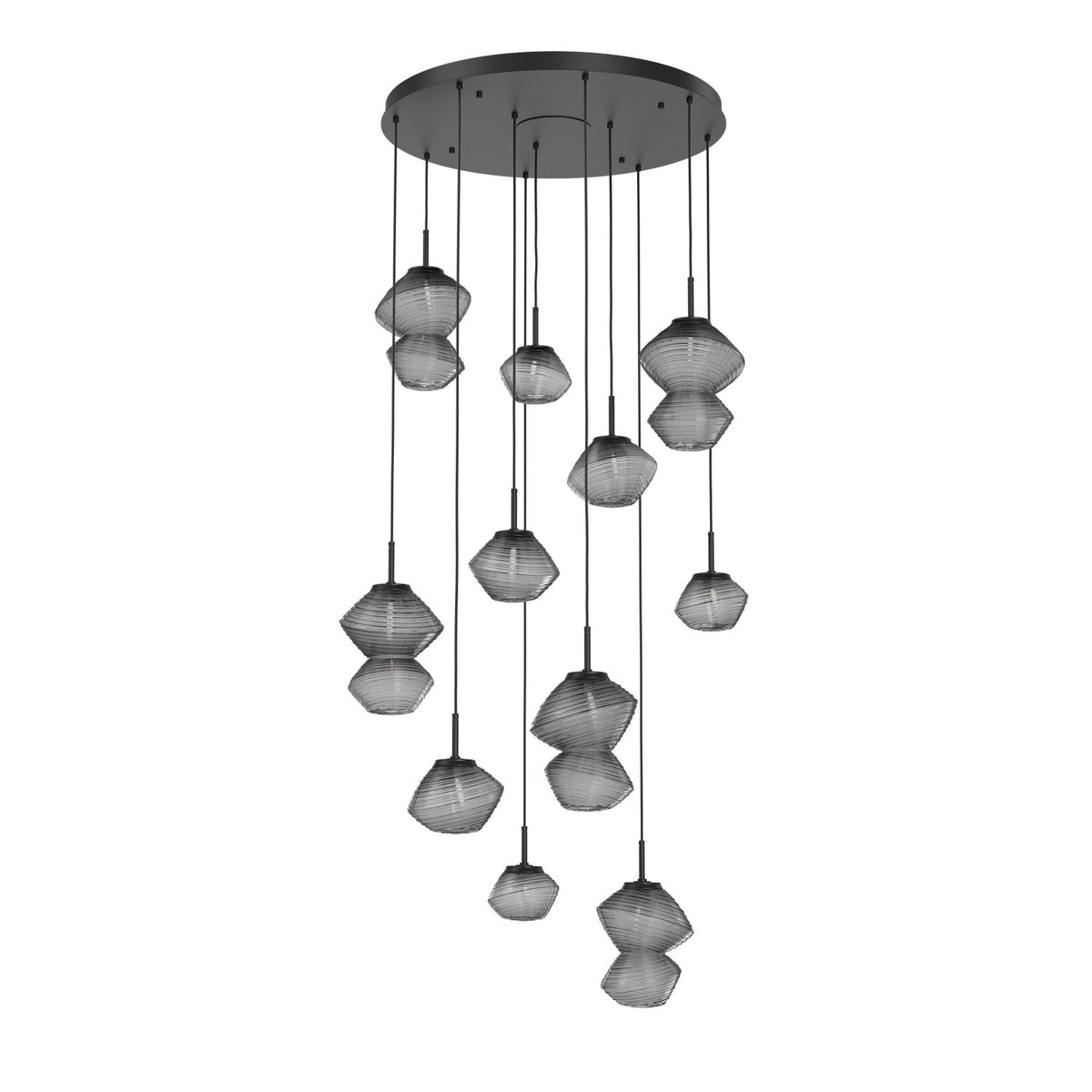 Hammerton Studio - CHB0089-11-MB-S-C01-L1 - LED Chandelier - Mesa - Matte Black