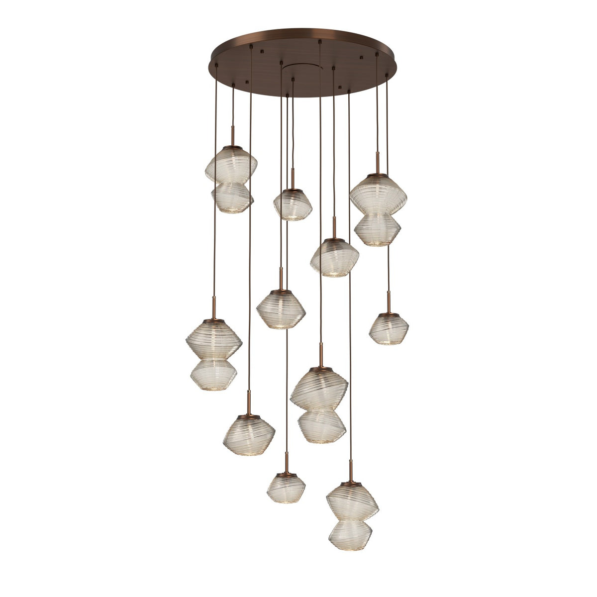 Hammerton Studio - CHB0089-11-RB-A-C01-L3 - LED Chandelier - Mesa - Oil Rubbed Bronze