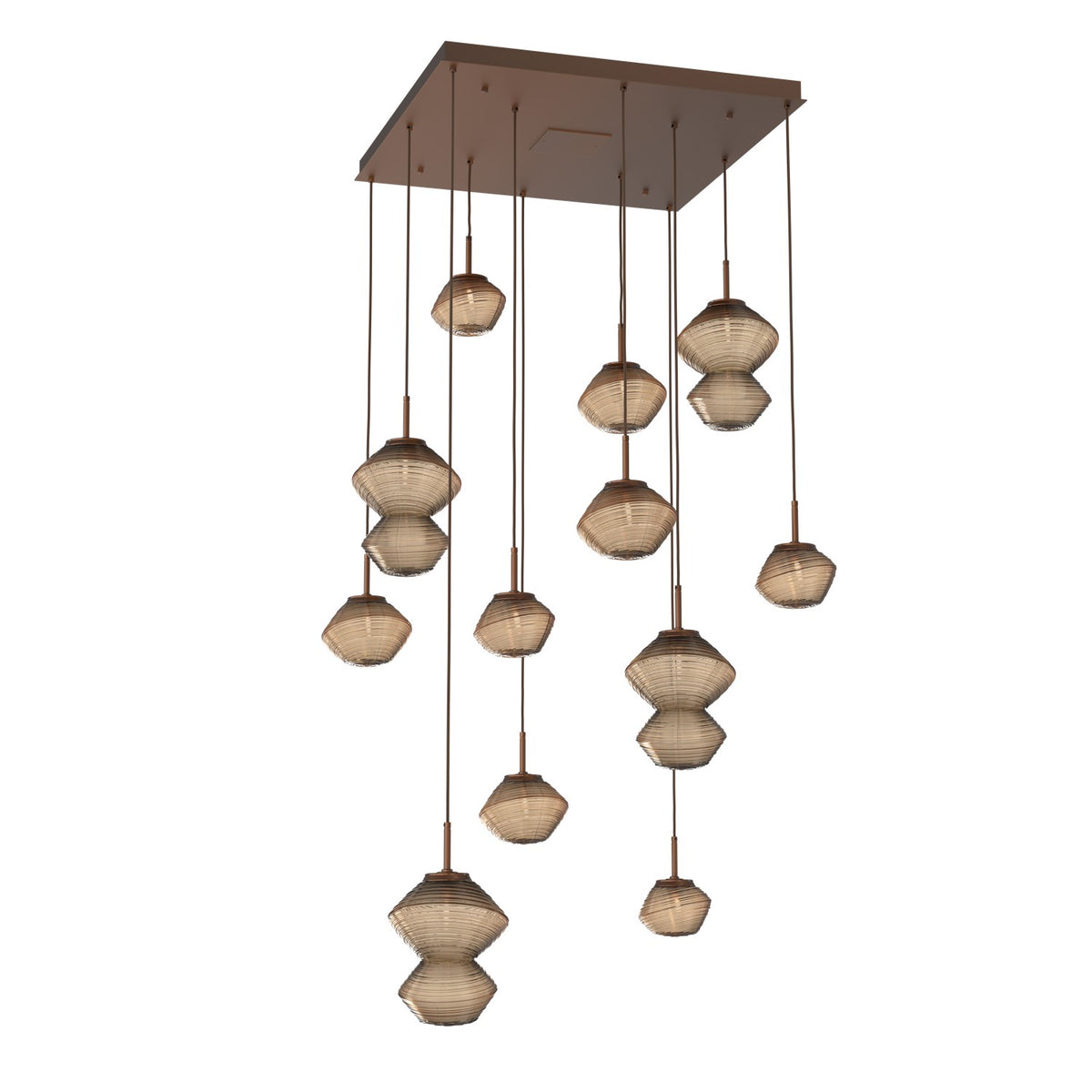 Hammerton Studio - CHB0089-12-BB-B-C01-L3 - LED Chandelier - Mesa - Burnished Bronze