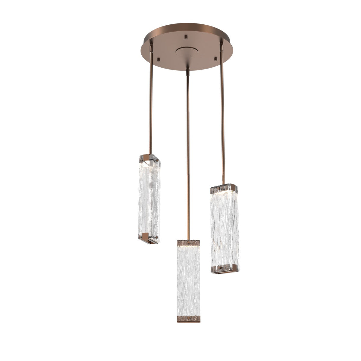 Hammerton Studio - CHB0090-03-BB-TT-001-L3 - LED Pendant - Tabulo - Burnished Bronze