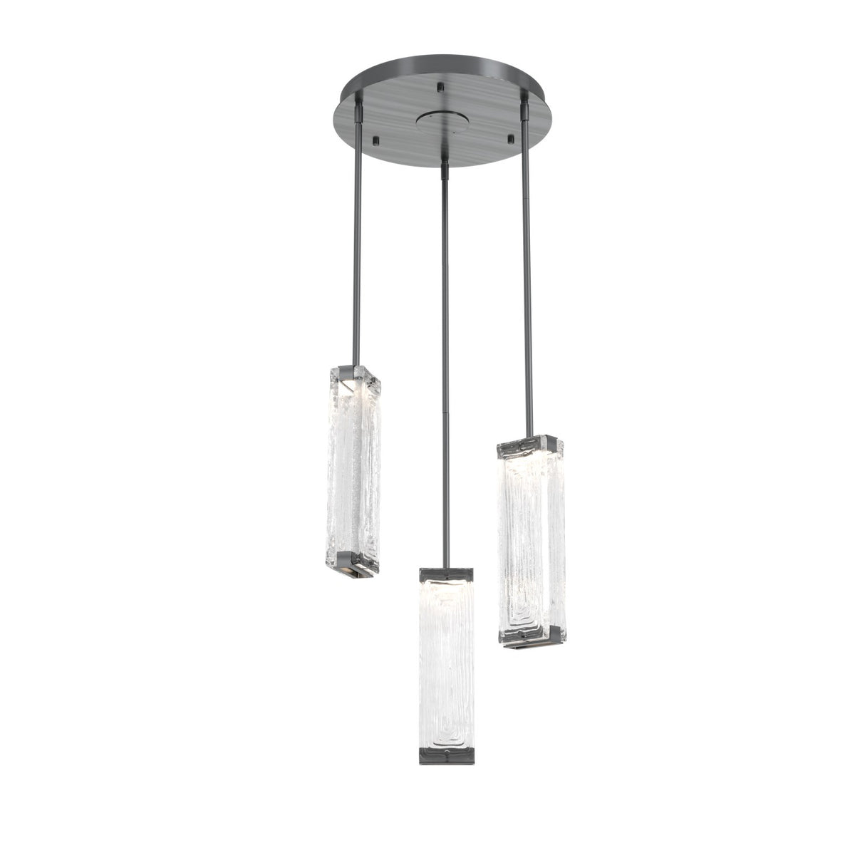 Hammerton Studio - CHB0090-03-GM-TL-001-L3 - LED Pendant - Tabulo - Gunmetal