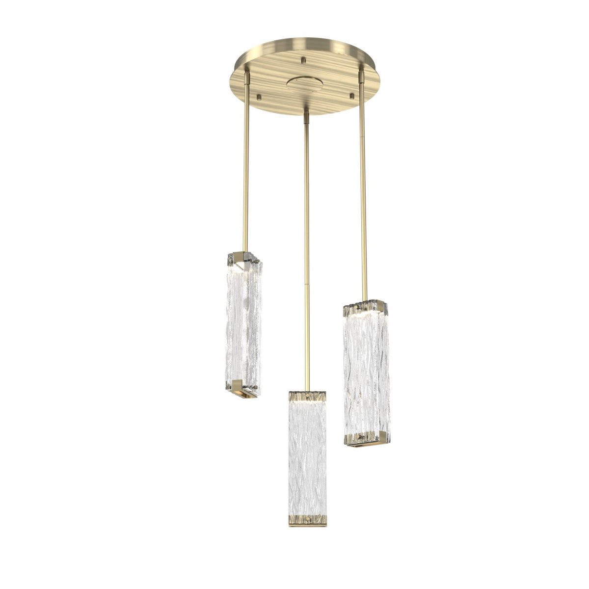 Hammerton Studio - CHB0090-03-HB-TT-001-L3 - LED Pendant - Tabulo - Heritage Brass