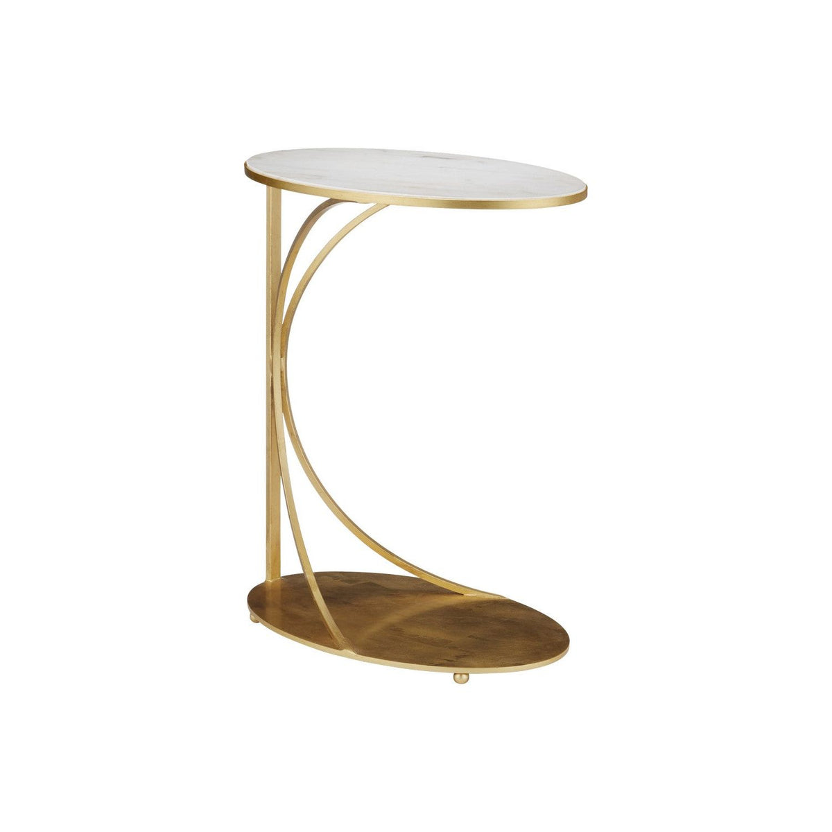 Currey and Company - 4000-0193 - Table - Orla - Gold Leaf / Natural