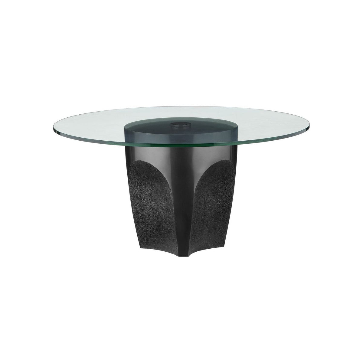 Currey and Company - 4000-0218 - Cocktail Table - Lemy - Black / Clear