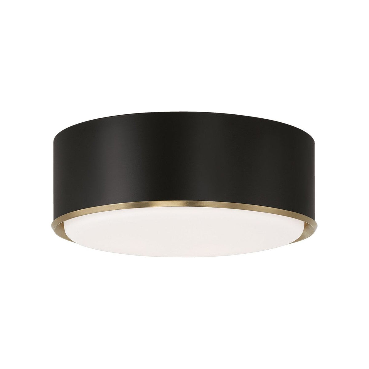 Capital Lighting - 254831RK - Three Light Flush Mount - Carlton - Matte Brass and Black