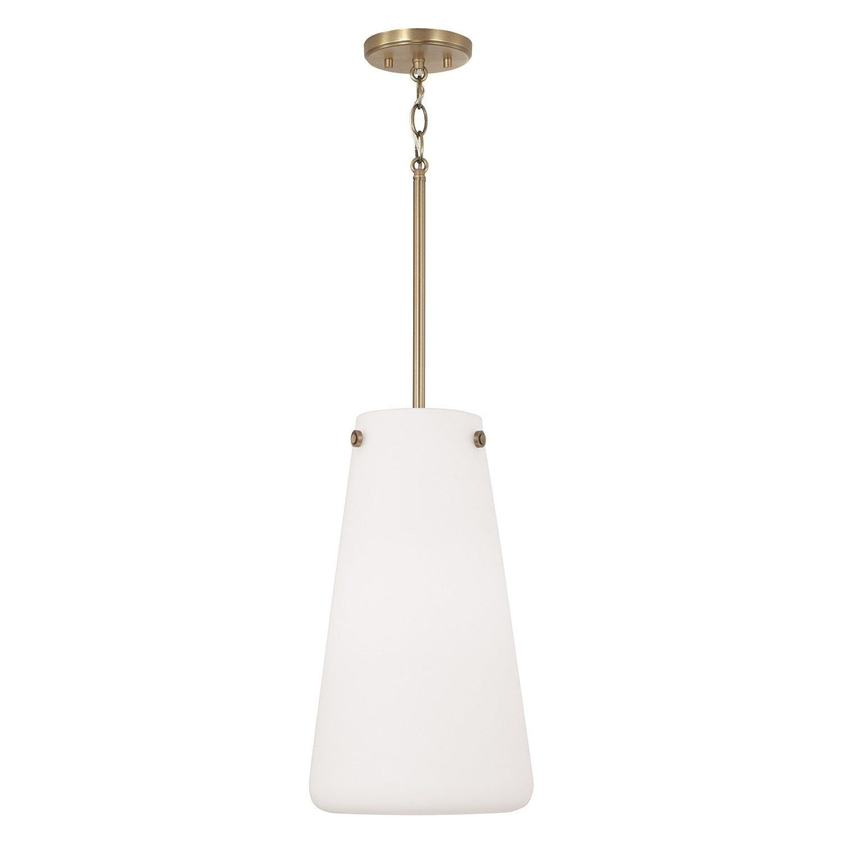 Capital Lighting - 355211AD - One Light Pendant - Averitt - Aged Brass