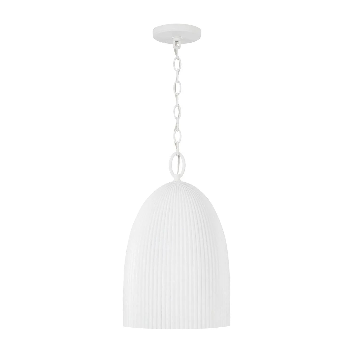 Capital Lighting - 356111CE - One Light Pendant - Mallory - Ceramic White