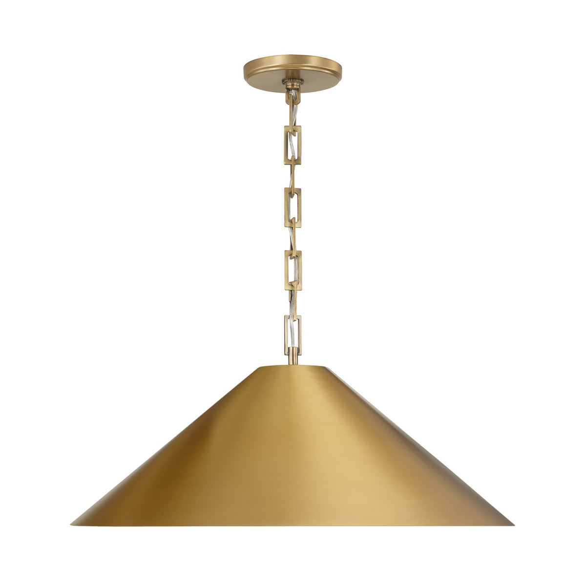 Capital Lighting - 356711AD - One Light Pendant - Avery - Aged Brass