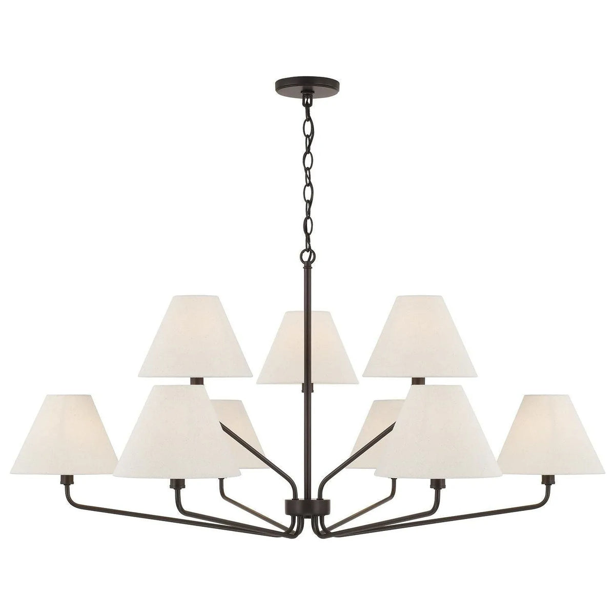 Capital Lighting - 456691ES-713 - Nine Light Chandelier - Chadwick - Espresso