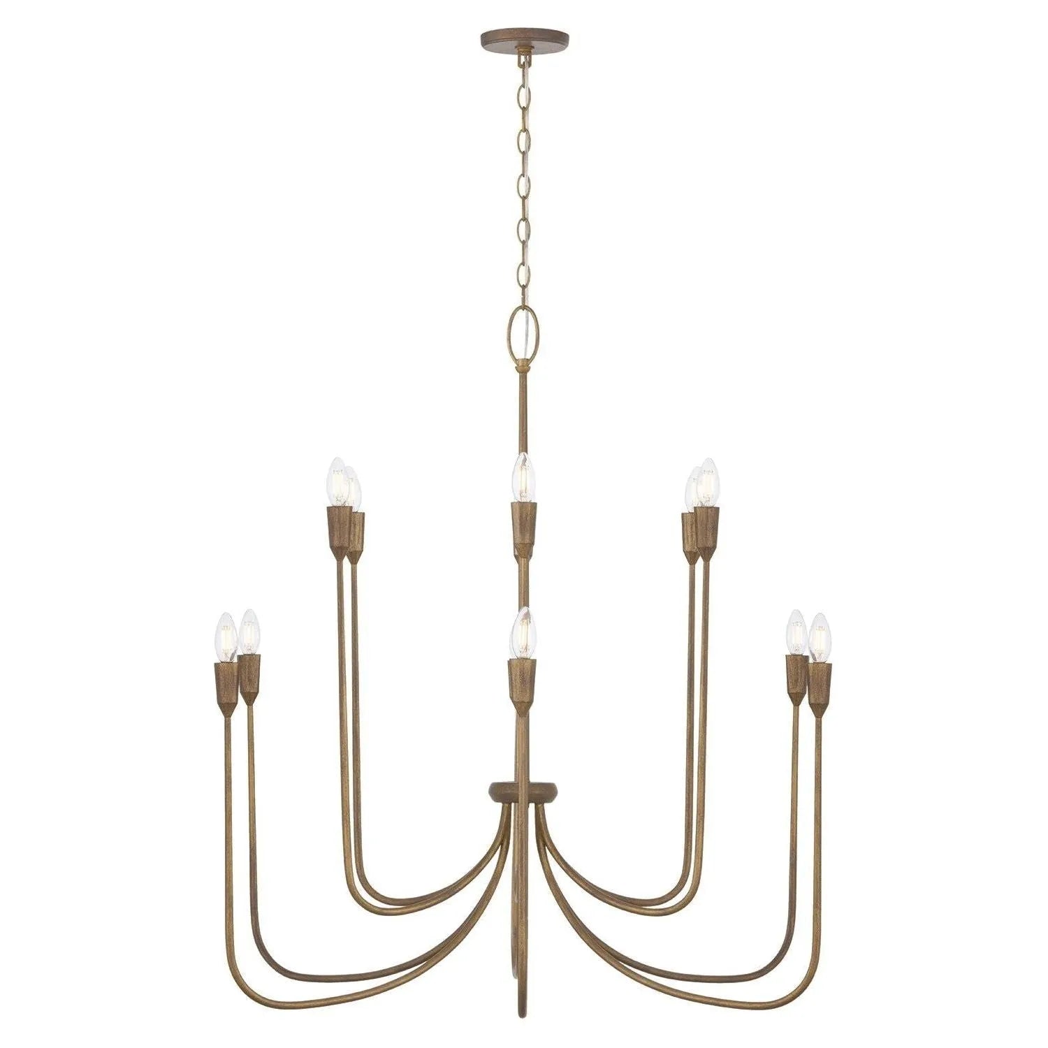 Capital Lighting - 456801MZ - 12 Light Chandelier - Marley - Mystic Bronze